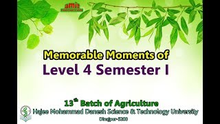 L4 SI Moments of 13th Batch of Agriculture HSTU Dinajpur By Amit [upl. by Ennahoj718]