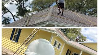 pressure washing roof with a 5 star finish Stop pressure washing LLC [upl. by Clo]