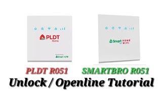 PLDT R051 amp SMARTBRO R051 Openline  Unlocking Tutorial [upl. by Ellinet324]