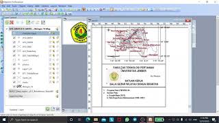 MAPINFO TUTORIAL MEMBUAT LAYOUT OTOMATIS [upl. by Etnoval]