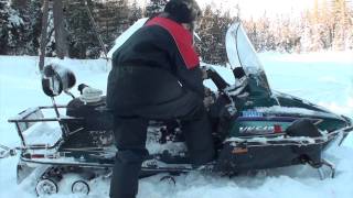 Yamaha Viking VK540 Cold sart minus 26 [upl. by Sirahc]