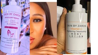 SKIN BY ZARON LOTION REVIEW DOES IT WORK WATCH VIDEO BEFORE BUYING [upl. by Ethelin]