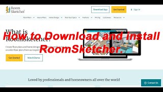 How to Download and Install Room Sketcher [upl. by Mariana]