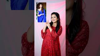 Celebrity saree recreation💙😍🫠 explore shortsvideo saree styling shortsvideo fashion yt [upl. by Duahsar357]