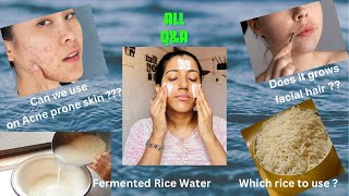 How to make Fermented Rice Toner  Full details with all your QampA fermentedricewater [upl. by Ettenauq553]