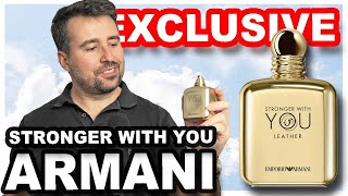 Emporio Armani  Stronger With You Leather  EXCLUSIVE EDITION  MIDDLE EAST  PERFUME REVIEW [upl. by China12]