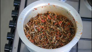 Wet fried omena recipe Kisumu finest [upl. by Ayaladnot]