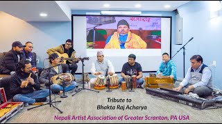 Tribute to late Bhakta Raj Acharya by Nepali Artist Association of Greater Scranton PA USA [upl. by Ethbin85]