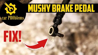 7 Causes of Spongy or Soft Brake Pedal  How to fix [upl. by Atiuqiram]