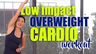 Low Impact OVERWEIGHT Cardio Workout 100kgs above  Joanna Soh [upl. by Storfer610]