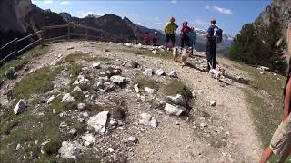 Giro delle Tofane Col de Locia Rifugio Scotoni Passo Valparola in EBike 28ago18 [upl. by Aliet]