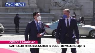 COVID 19 UPDATE G20 Health Ministers Gather In Rome For Vaccine Equity [upl. by Scriven]