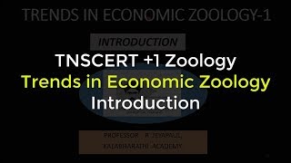 1Zoology  Trends in economic zoology  Introduction [upl. by Renaud]