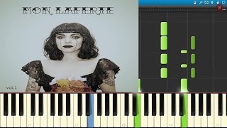 Tormento  Mon Laferte PIANO TUTORIAL [upl. by Adroj]