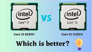 Core i5 8250U vs Core i3 1115G4 2024 CPU Comparison [upl. by Mcquade775]