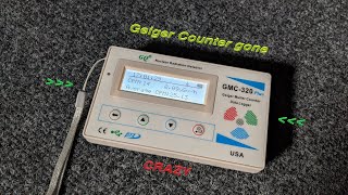 Geiger counter GMC320 Plus  Light sensitive M4011 tube  Geiger counter [upl. by Hakym]