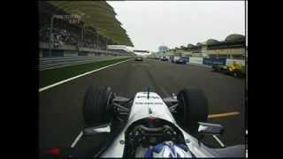 Kimi raikkonen Bahrain GP start onboard camera 2004 [upl. by Cassie]