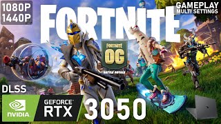 Fortnite CH4 OG  RTX 3050 Laptop  5600H  2x8GB  Gameplay Multi Settings [upl. by Harolda]