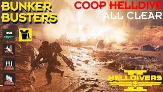 Helldivers 2  Bunker Busters  Automaton Coop Helldive  All Clear [upl. by Demy]