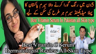 Eclat Serum  Eclat Vitamin C Serum  eclat Serum Review  Medicated vitamin c serum [upl. by Indnahc]