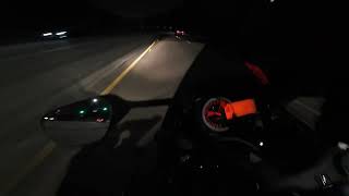 GSXR 750  PV Night Run 4K [upl. by Sateia]