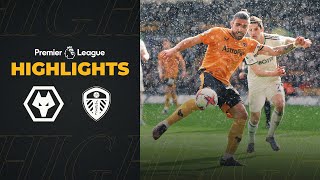 Wolves 24 Leeds United  Highlights [upl. by Aihsenrad837]