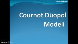 COURNOTun DĆOPOL Modeli [upl. by Euqinue]