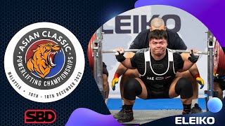 Asian Classic Powerlifting Championship 2023  Men 93kg Junior Platform 2 [upl. by Theta]