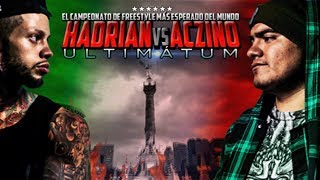 Derrota de Hadrian vs Aczino HD COMPLETA [upl. by Dnilazor90]