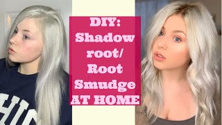 DIY Shadow Root or Root Smudge AT HOME  EASY [upl. by Rani271]