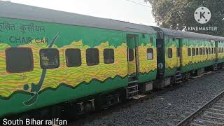 Howrah Gaya Express train 02381up Chhath Puja special towards Gaya Junction with WAP5 Locomotive [upl. by Vevina]