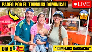 PASEO por EL TIANGUIS DOMINICAL en CDMX Comemos BARBACOA 😱🇲🇽 en vivo cygnus [upl. by Rimidalv922]