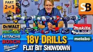 18v Drills  Best Flat Bit Performance Review [upl. by Dieter]