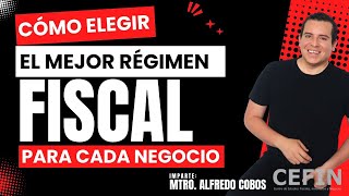 ¡Elige el RÉGIMEN FISCAL IDEAL para cada Negocio CLASE [upl. by Dickman]