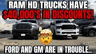 RAM Trucks Have 40000 In Discounts FORD AND GM ARE IN TROUBLE [upl. by Durston]