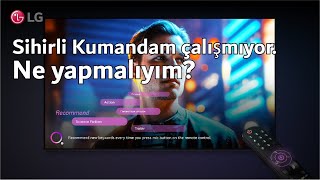 LG WebOS TV Sihirli Kumandam Çalışmıyor Ne Yapmalıyım [upl. by Alilad]