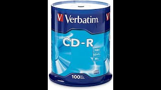 Verbatim CDR Blank Discs 700MB [upl. by Auroora846]