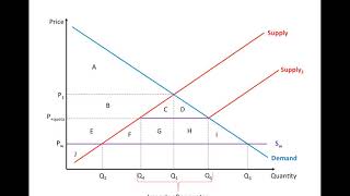 IB economics  tariffs and quotas diagrams [upl. by Darach]