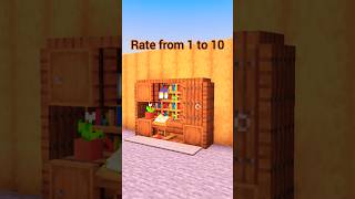 Minecraft build hack Design minecraft shorts buildhacks minecrafttiktok bedrock [upl. by Ymar]