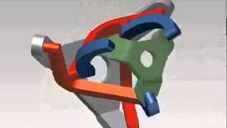 Spherical Parallel Manipulator  Agile Joint  Twisting [upl. by Rehpotsrihc]