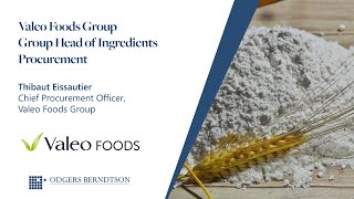 Odgers Berndtson  Valeo Foods Group Head of Ingredients Procurement with Thibaut Eissautier [upl. by Yanal]