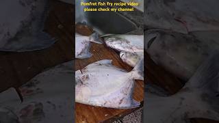 Big pomfret fish fry recipe fish [upl. by Anytsyrk25]