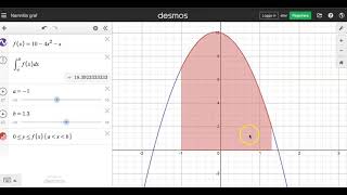 Integraler med hjälp av Desmos [upl. by Dragon]