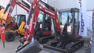 Yanmar SV26 Mini Excavator 2023 Exterior and Interior [upl. by Shannen323]