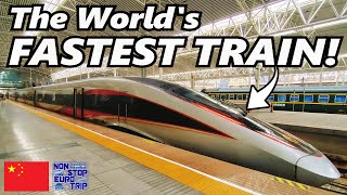 Chinas 400kmh ULTRA highspeed train with LIEFLAT Suites [upl. by Dnalyram677]