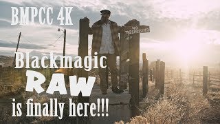 Blackmagic Pocket Cinema Camera 4k RAW Footage  BRAW in 62 Update [upl. by Prendergast]