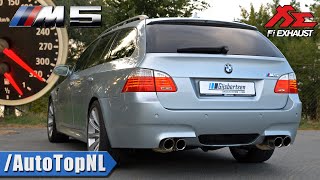 BMW M5 V10 E61 Touring INSANE FI EXHAUST 330kmh by AutoTopNL [upl. by Goldsmith20]