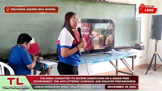 THE 2ND ORIENTATION OF MMDA  MELCHORA AQUINO HIGH SCHOOL [upl. by Josi]