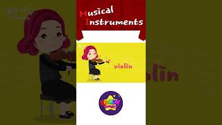 Kids vocabulary  Musical Instruments  Orchestra instruments shorts [upl. by Ademla]