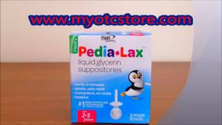 Myotcstorecom Review on Fleet PediaLax Liquid Glycerin Suppositories For Ages 2  5 Years  6 Ea [upl. by Emolas856]